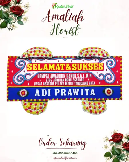 Papan Bunga Ucapan Selamat Rowobayem